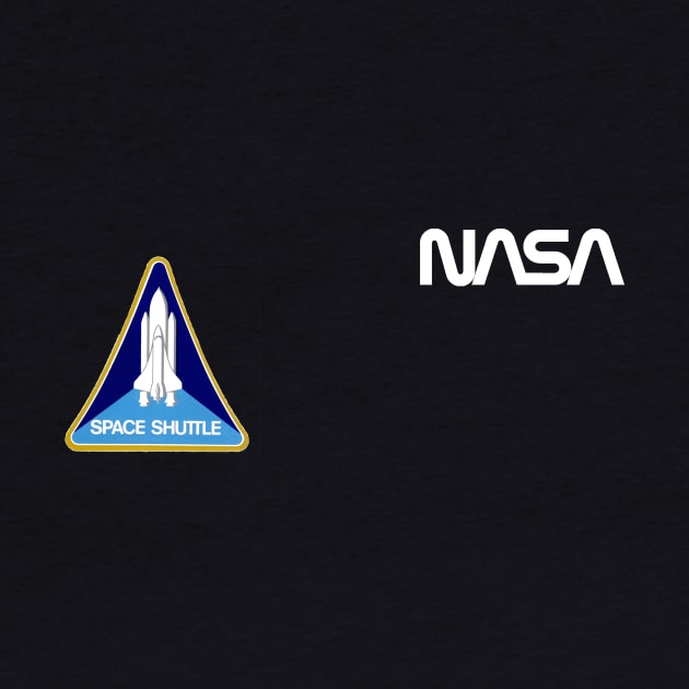 Officially approved merchandise - Vintage NASA logo & space shuttle mission patch by Science_is_Fun